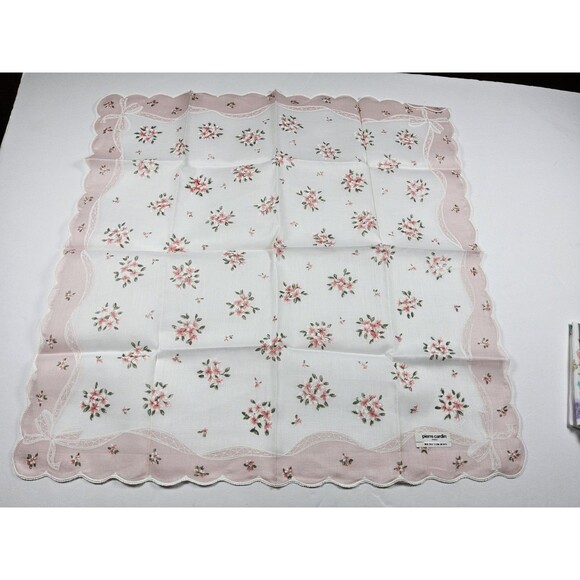 Pierre Cardin Lot Of 3 Handkerchief Neckerchief Bandana Scarf - Picture 3 of 7